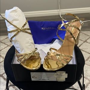 Not included in $5 saleGold Block Aquazzura Heels